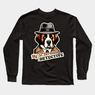 St. Bernard Detective Long Sleeve T-Shirt